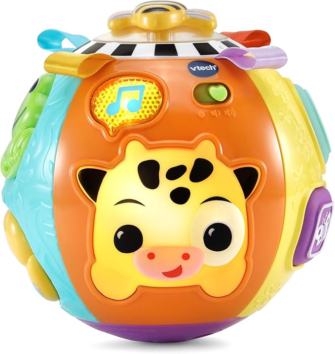 VTech Baby On-the-Moove Activity Ball with Textures, Orange
