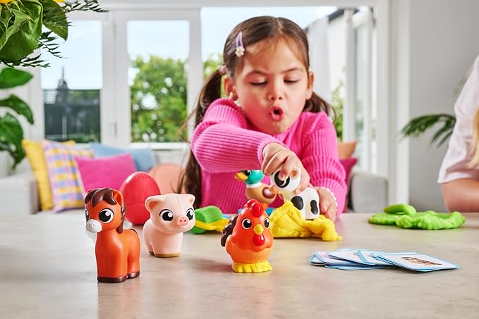 Eggy Wawa Learn on The Farm by ZURU, Pre-K Interactive Baby and Toddler Learning Toy with Music, Education, Motor Function