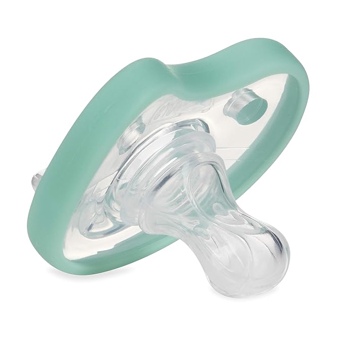 Dr. Talbot's Soft-Flex Orthodontic Pacifiers 0-6 Months, Pink/Aqua, 2 Pack