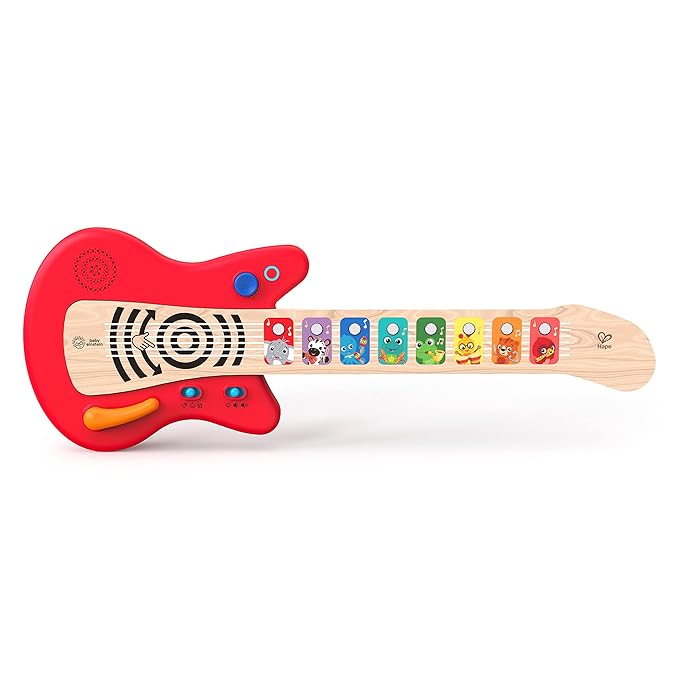 Baby Einstein Together in Tune Piano & Guitar Bundle, Safe Wireless Wooden Musical Toddler Toys, Magic Touch, 6 Months+