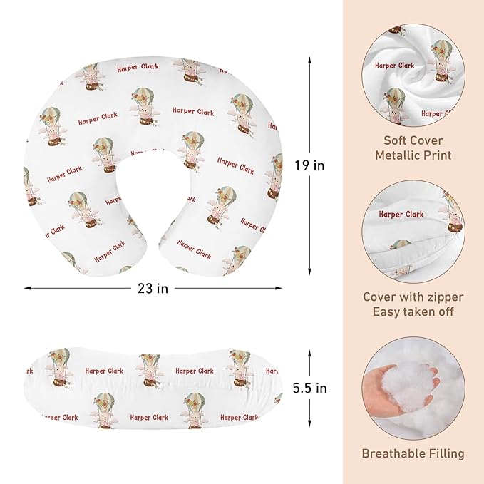 Personalised Infant Car Seat for New Parents - Baby Carseat Cover, Breast Feeding Cover, Pink Rabbit Print Multi-Function pad for Boys Girls Toddlers - Christmas Gifts for Parent Babies(27"x29")