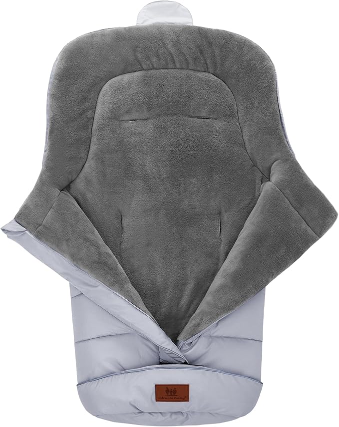 Miracle Baby Bunting Bag for Stroller, Warm Fleece Footmuff with Zippers, Convertible Infant Toddler Sleeping Bag Blanket for Boys Girls