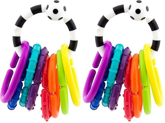 Sassy Ring O Links, Links for Stroller or Carrier Seat, 0+ Months, 9 Piece Set (Pack of 2)
