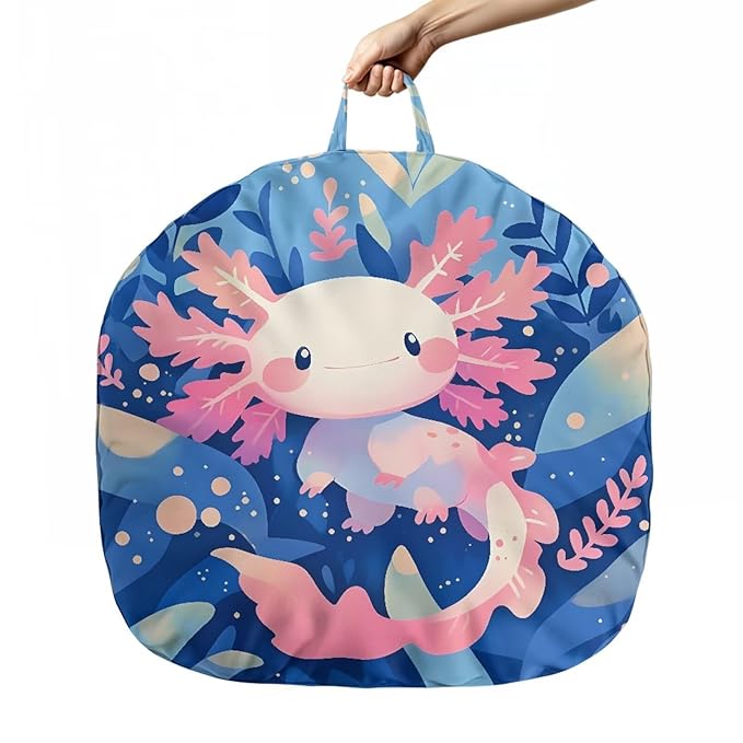 Newborn Lounger Cover, Soft Newborn Lounger Cover Waterproof Infant Lounger Cover Comfortable Lounger Slipcover Soft Infant Lounger Pillow for Boys Girls Axolotl