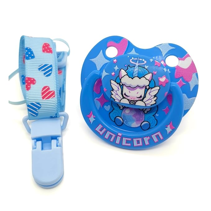 Big Shield Adult Pacifiers for Sleep: Pacifier for Adult with Paci Clips