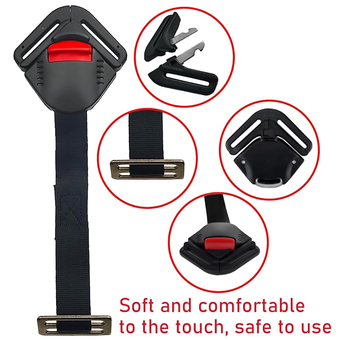 Universal Baby Seat Chest Harness Clip and Child Seat Chest Harness Locking Buckle Universal Replacement for Kids Trend Adjustable Guard