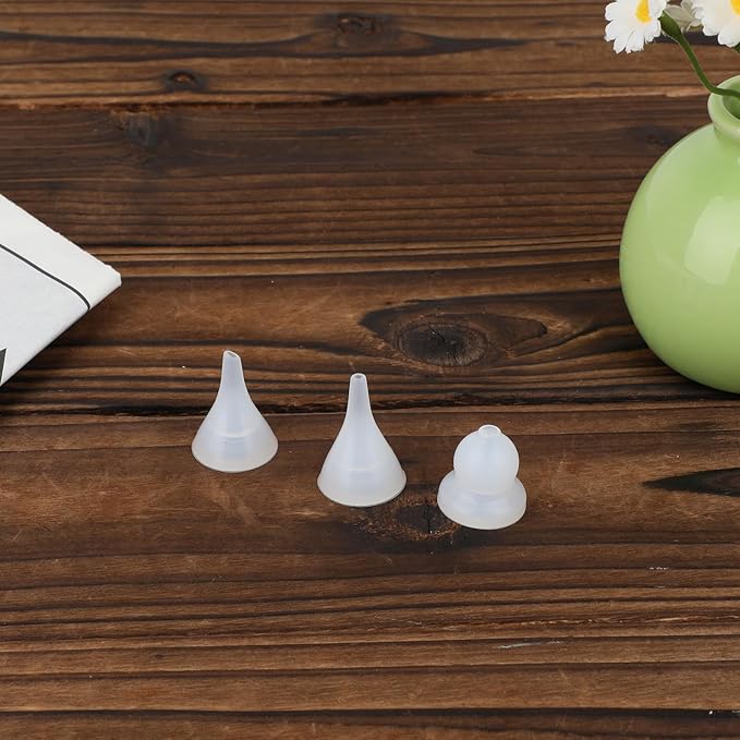 15pcs Nasal Aspirator Replacement Tips, Nose Sucker Silicone Replacement Part for Baby & Toddlers Compatible with GROWNSY Watolt LittleTora HEYVALUE Cocobela HailiCare KIDIRA TEQIN X-Bosak