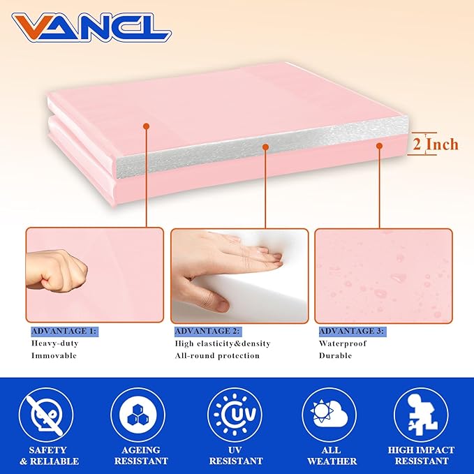 Gym Wall Padding for Gym Wall Pad for Kids Wall Padding 2" Thick Gym Padding for Wall Mat 4" Thick Wall Protection Pads, Durable Waterproof Wall Pad for Safety[Colorful]