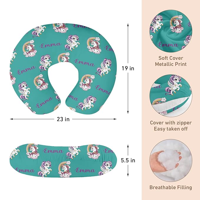 Custom Car Seat Covers for Babies - Breathable Baby Car Seat Cover for Girls Boys, Green Horse Print Kick-Proof Newborn Carrier Canopy Stretchy Stroller Cover for 4 Seasons(27"x29")
