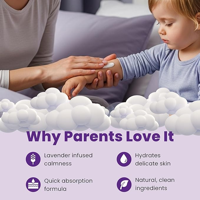 Magnesium Lotion for Kids | Magnesium Lotion for Sleep Bedtime Relaxation & Peaceful Nights | Calming Moisturizer with Lavender, Chamomile & Vitamins D & K | Hydrates and Soothing Relief