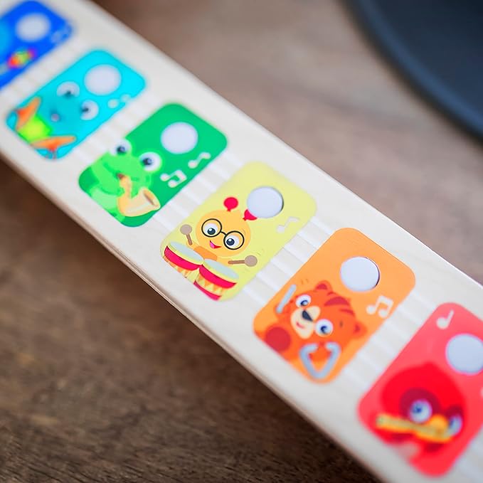 Baby Einstein Together in Tune Piano & Guitar Bundle, Safe Wireless Wooden Musical Toddler Toys, Magic Touch, 6 Months+