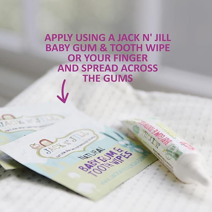 Jack N' Jill Baby Gum & Tooth Oral Gel for Teething Babies - Gentle Teething Essentials with Natural Chamomile & Calendula, No Added Sugars, Suitable for 4 Months & Upp - 0.5 oz (15g)