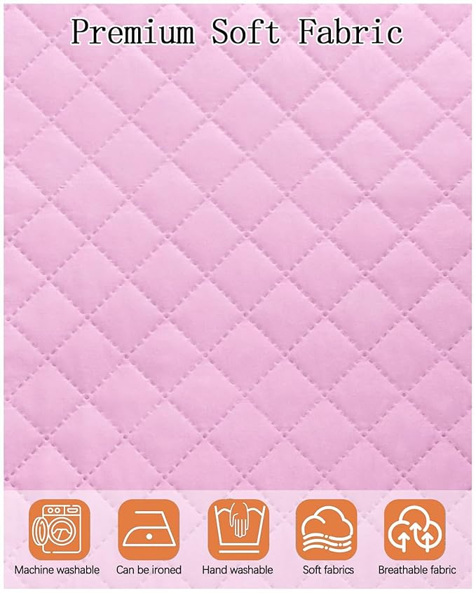 Fabric Seat for Bouncer - for BabyBjorn Replacement Cover Compatible with BabyBjörn Bouncer Bliss, Soft Breathable Machine Washable (Pink, Only Seat Cover)