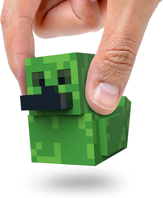 TUBBZ Mini Creeper Collectible Vinyl Rubber Duck Figure - Official Minecraft Merchandise - Video Games and Movies
