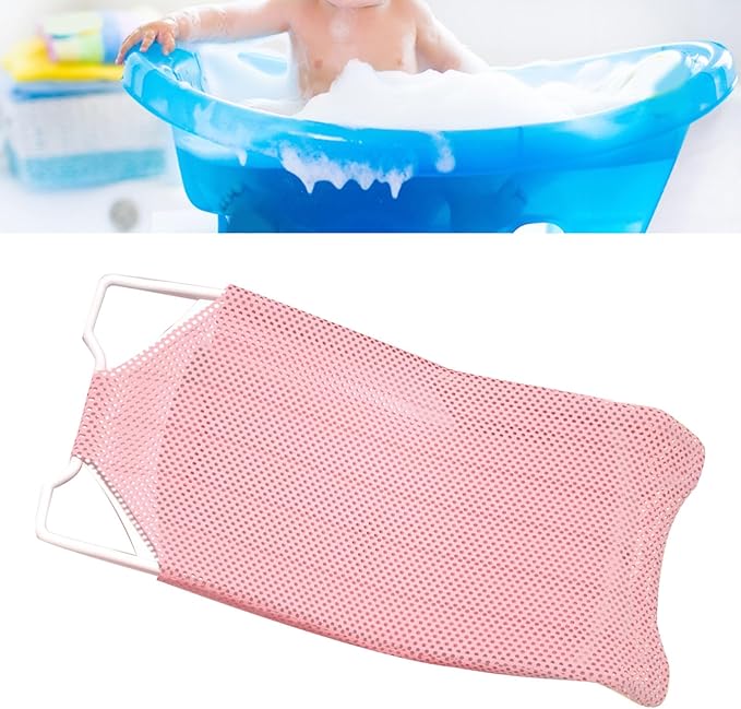 Fafeicy Baby Bath Seat Support Net Non Slip Mesh Cushion Portable for Newborns to Toddlers