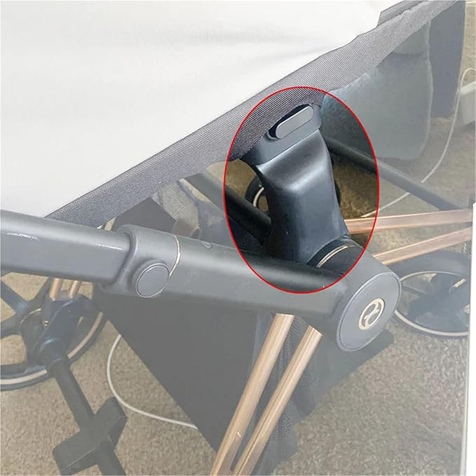 Baby Buggy Adapter Compatible with Cybex Priam 3/4 JSW Pushchair and Aton Cloud Q/Z Car Seat Converter Stroller Basket Connector