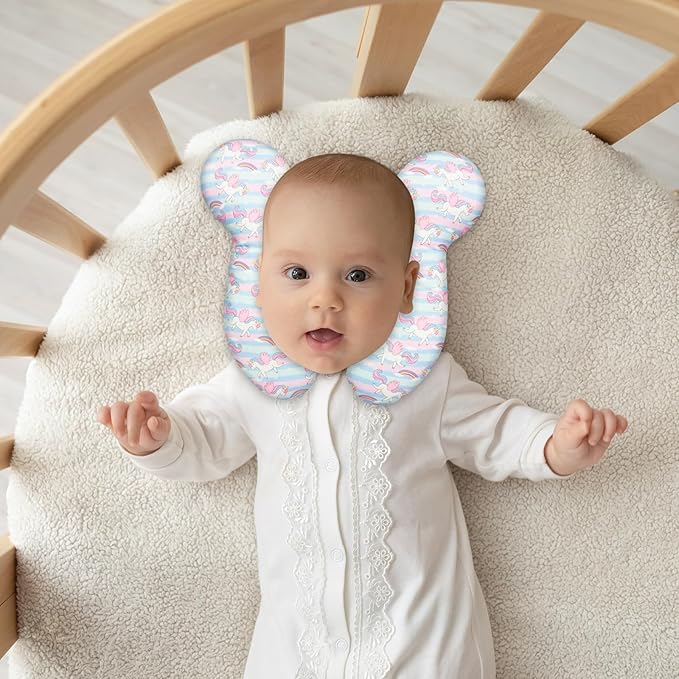 Baby Neck Pillow - Upgraded Baby Support Travel Head Pillow, Portable Headrest for Toddlers & Children for Car Rides, Planes, Road Trips (A5)