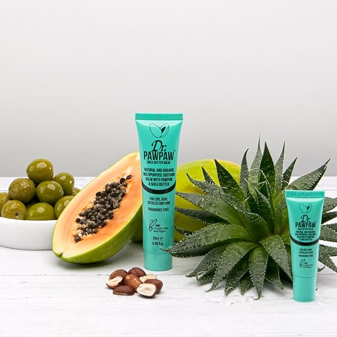 Dr. PawPaw Multipurpose Balm - Hydrating Lip Moisturizer - Nourishing Balm for Lips, Skin, and Hair - Vegan Lip Moisturizer - Shea Butter - 0.84 oz