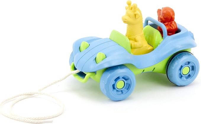 Green Toys Dune Buggy Pull Toy Blue, 1 EA
