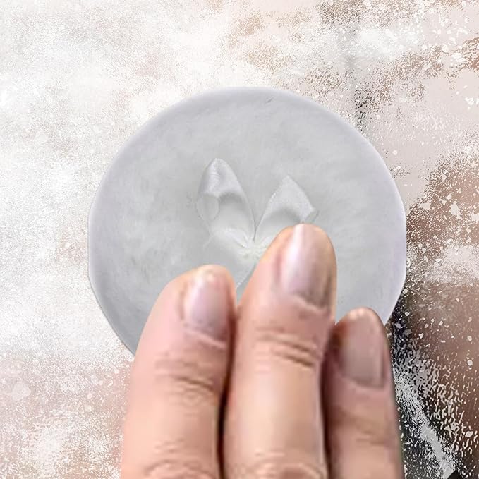 Baby Powder Puff - Soft Skin-Friendly Body Powder Applicator | Portable Round Face Body Puff, Dustproof Powder Puff, Soft Body Powder Puff, Skin-Friendly Makeup Body Powder Puff For Home And Travel