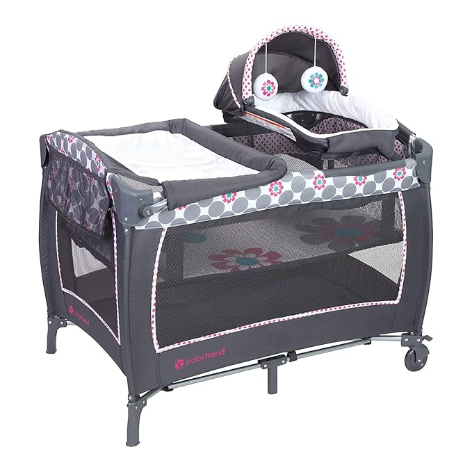 Baby Trend Tango 3 All-Terrain Stroller Travel System with EZ-Lift 35 Plus Infant Car Seat and Lil' Snooze Deluxe II Nursery Center