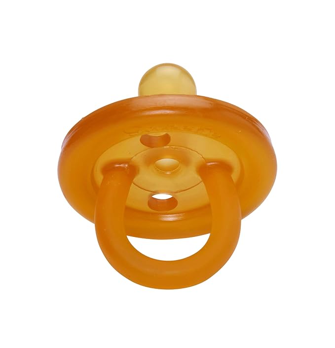 SWEETIE Rubber Pacifier Natural Rubber with Symmetrical Nipple 1 Count 6-12 Months Original Natural Rubber Pacifier