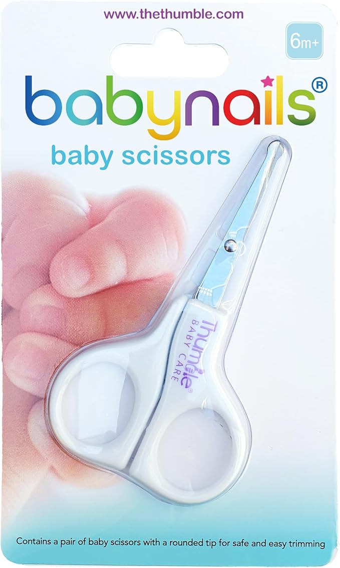 Baby Nails™ Baby Scissors White