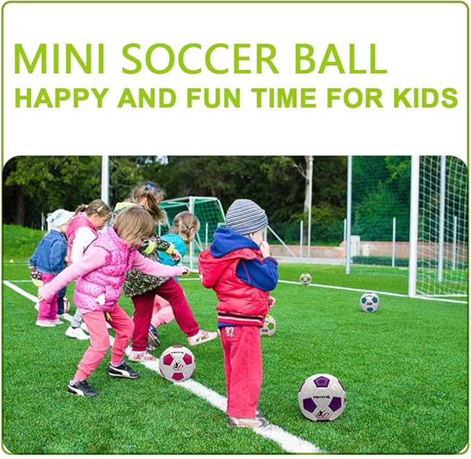 Wisdom Leaves Mini Soccer Ball for Kids/Toddlers,Small Soccer Balls Size 1.5,Baby Toy Ball for Indoor and Outdoor Play Games,Soft and Lightweight（160g）
