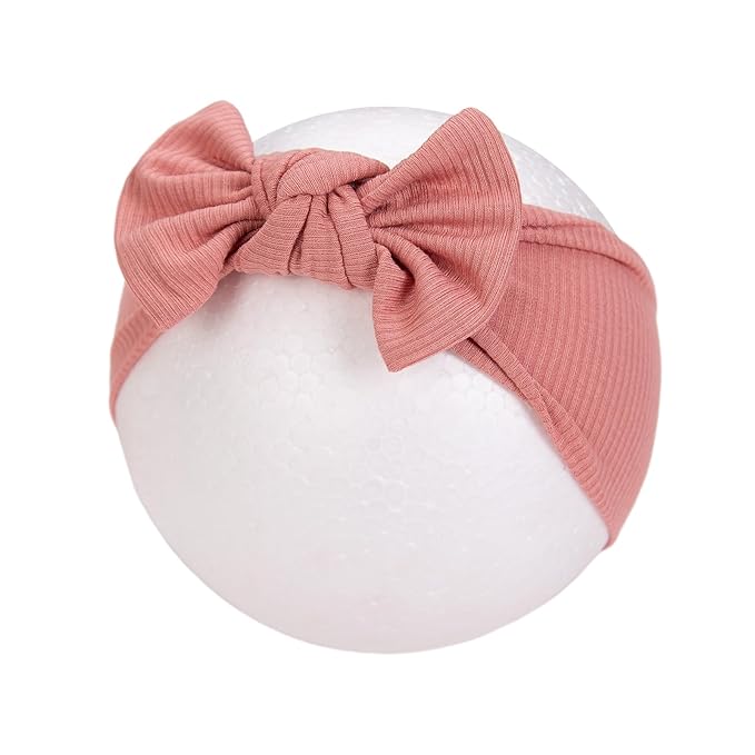 KIDOCHEESE Baby Girl Headbands with Bows Soft Elastics Hairbands Hair Accessories for Newborn Infant Toddler Kids