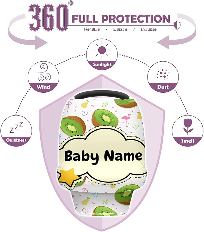 Baby Car Seat Stroller Cover Nursing Cover New Mom Breastfeeding Scarf Soft Stretchy Infant Carrier Cover Car Canopy Coverage