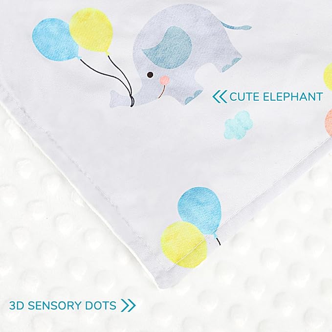 Baby Car Seat Cover, Peekaboo Opening Spring Car Seat Canopy for Baby Girls Boys, Mom Nursing Breastfeeding Covers, Blanket for Infant, Balloon Elephant (Grey)