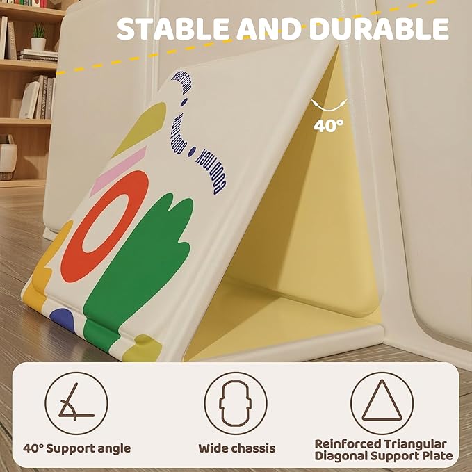 Collapsible Baby Bathtub for Newborn to Toddler, Foldable Toddler Bathtub with Drain Plug, Non-Slip Portable Infant Bath Tub for Travel, Storage & Outdoor Use, Beige
