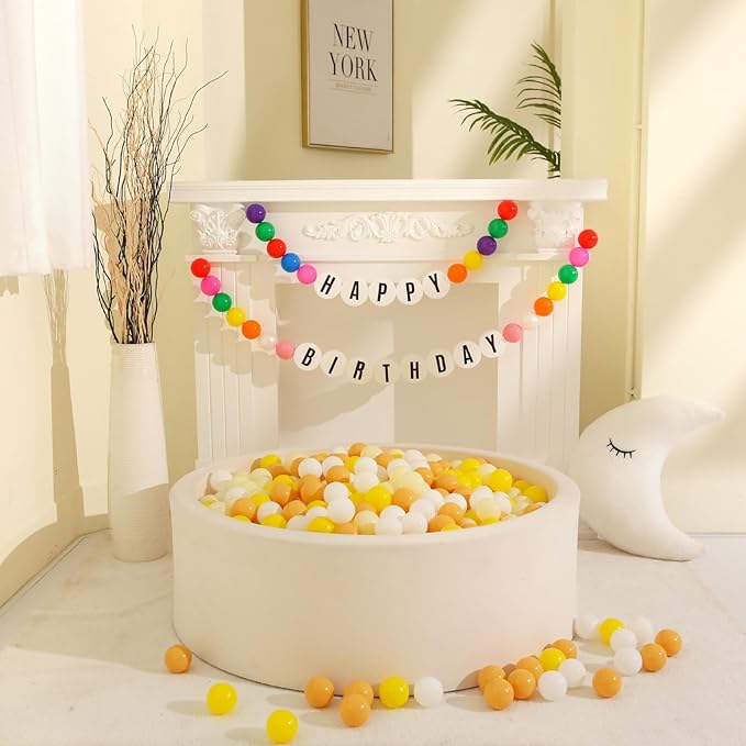GOGOSO Ball Pit Balls for Toddlers Dogs Baby Boys Girls 2.2Inch Plasticball Toys for Kid Play Tent Birthday Slides Party Decor 50 100 170 200 500 1000