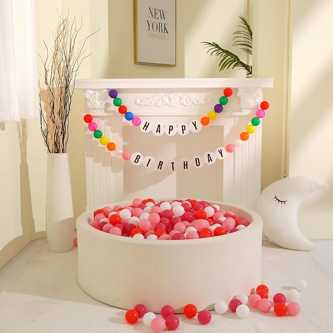 GOGOSO Ball Pit Balls for Toddlers Dogs Baby Boys Girls 2.2Inch Plasticball Toys for Kid Play Tent Birthday Slides Party Decor 50 100 170 200 500 1000