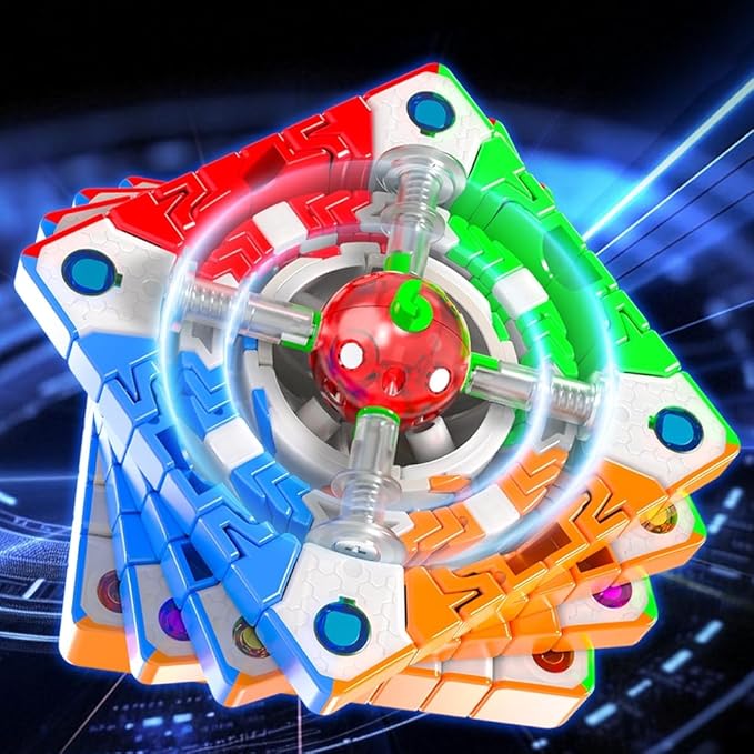Bukefuno QY Magnetic 8x8 Speed Cube 64MM Magic Stickerless 8M Education Toys Puzzle Cube 2025 QY 8x8x8 Professional Magnetic Cube