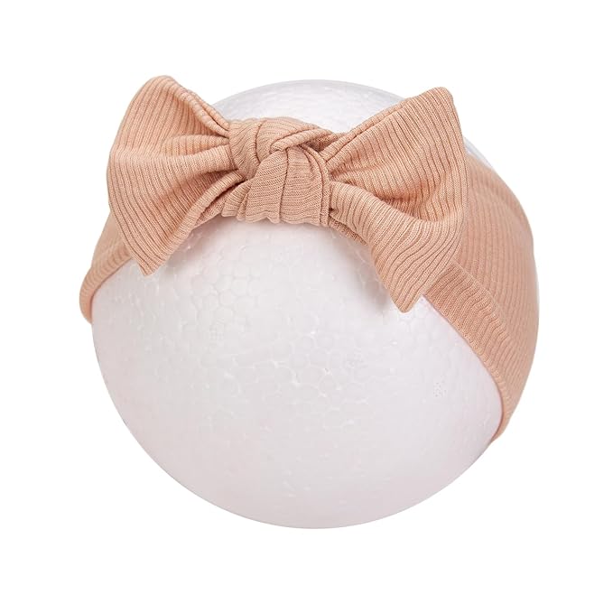 KIDOCHEESE Baby Girl Headbands with Bows Soft Elastics Hairbands Hair Accessories for Newborn Infant Toddler Kids