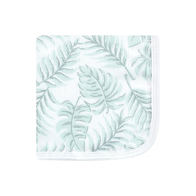 Hudson Baby Unisex Baby Cotton Muslin Washcloths, Modern Neutral Safari, One Size