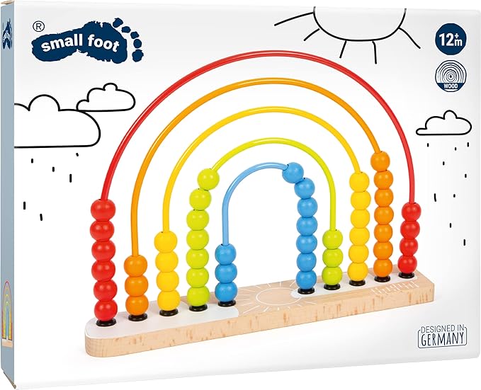 Motorikschleife und Abakus Regenbogen