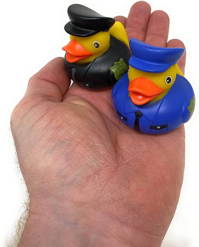 Bulk 24 Pack Police Jeep Rubber Ducky Assortment - Perfect for Law Enforcement