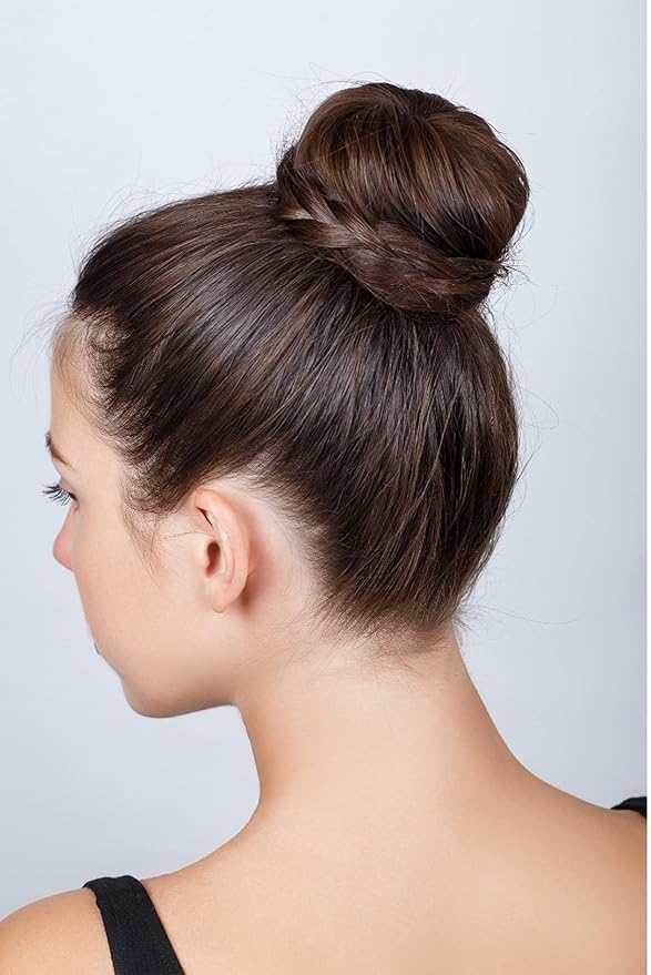 Hairpins for Bun ROCST Bobby Pins Clips for Ballet Woman girl Hairdressing salon 12pcs (2.5 inch, Black 24pcs)