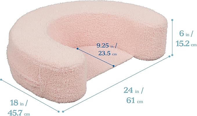 ECR4Kids SoftZone Sit-Up Support Ring, Baby Essentials, Pink