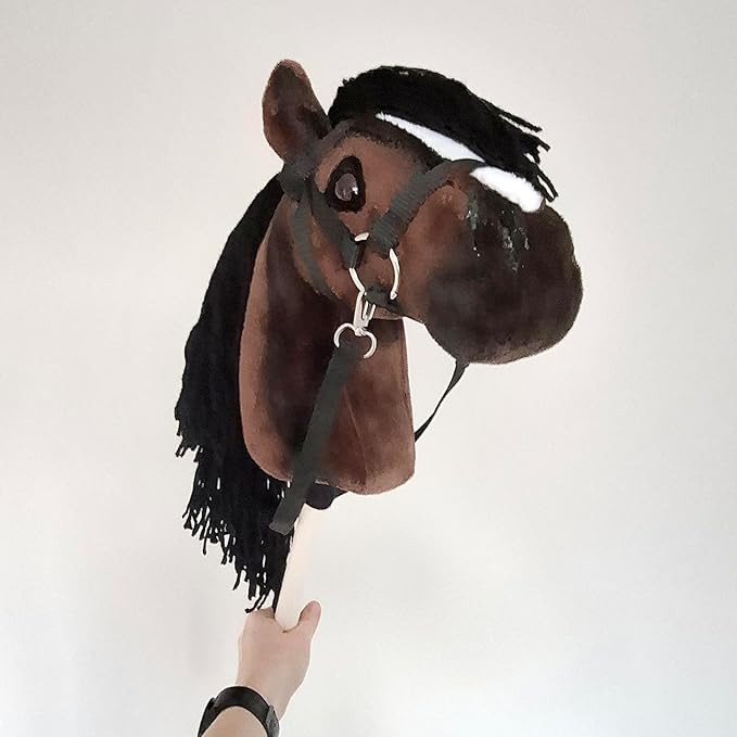Hobby Horse for Kids A4 Chestnut Hobby Horse on Stick