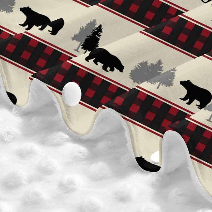 Custom Baby Car Seat Canopy for Babies with Name, Personalized Woodland Bear Baby Car Seats Covers for Boys, Opening Minky Nursing Breastfeeding Stroller Cover Infant Carseat Canopies for Newborn