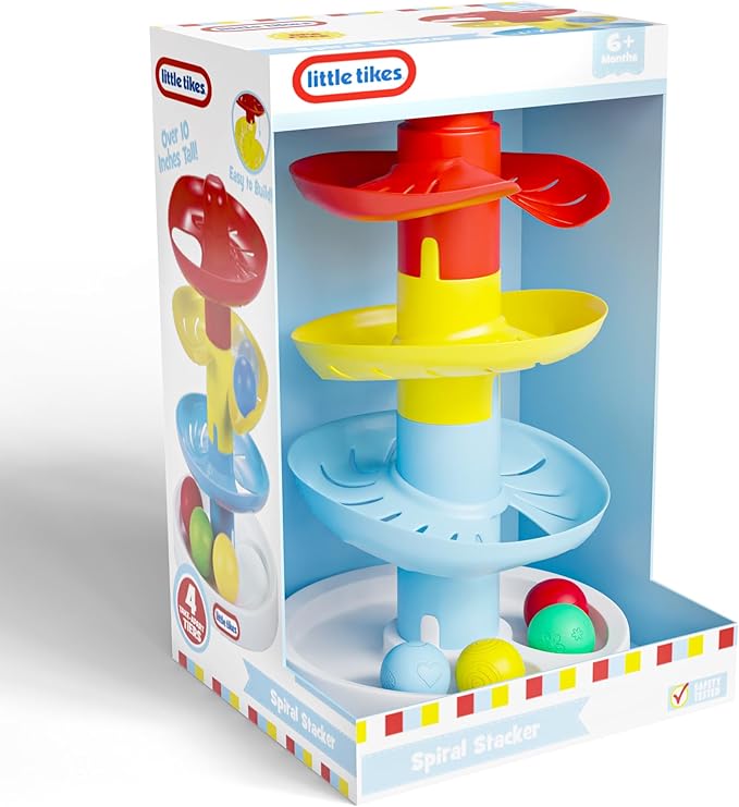 Lollipop Little Tikes Rainbow Tower Ball Drop Toddler Toy - Learning & Developmental Tower for Preschool Educational Games Toys for Kids 6 Months+
