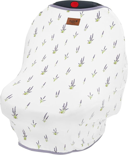 KYTE BABY Unisex Rayon Made from Bamboo Car Seat Cover, Lavender