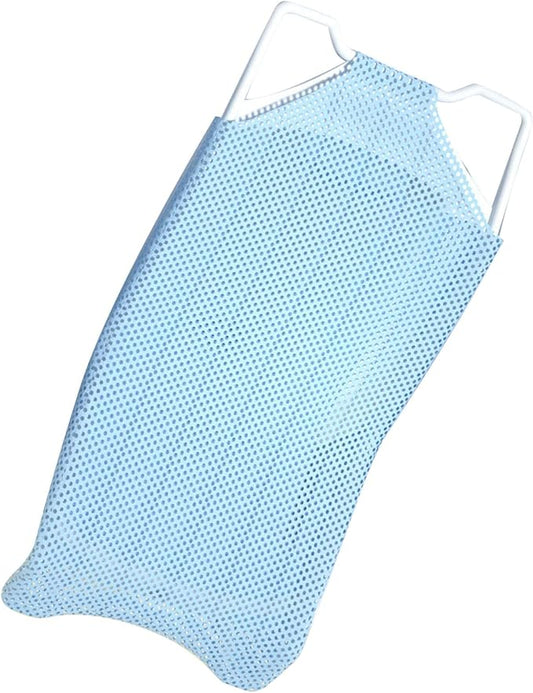 Baby Bath Seat Support Net Non Slip Mesh Cushion Portable for Newborns to Toddlers (Sky Blue)