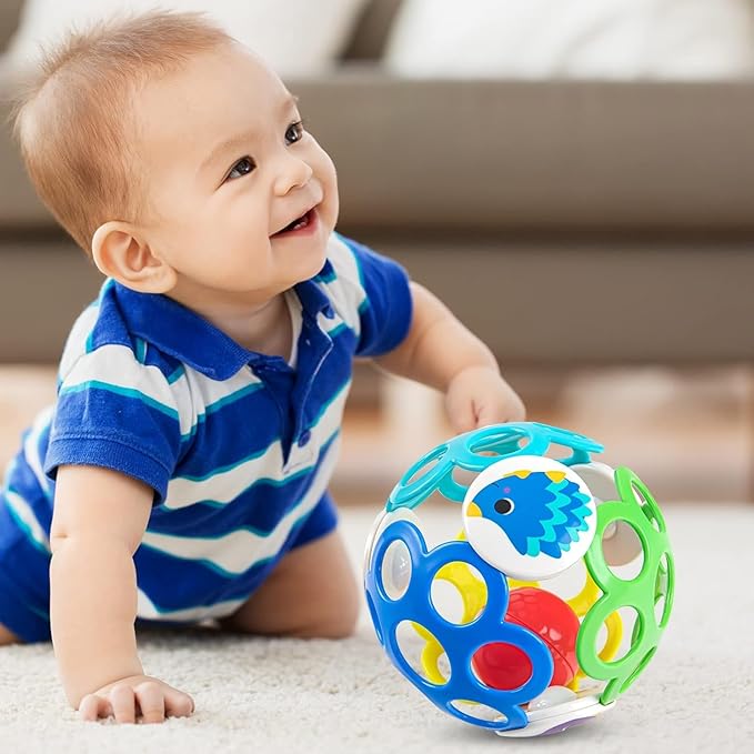 Rattle Ball Toy Baby Ball Toy 6-12 Months Baby, Sensory Ball for Newborn to Practice handshaking Skills