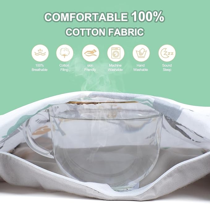 Cotton Baby Recliner Replacement Cover, Newborn Crib Cover Breathable Machine Washable