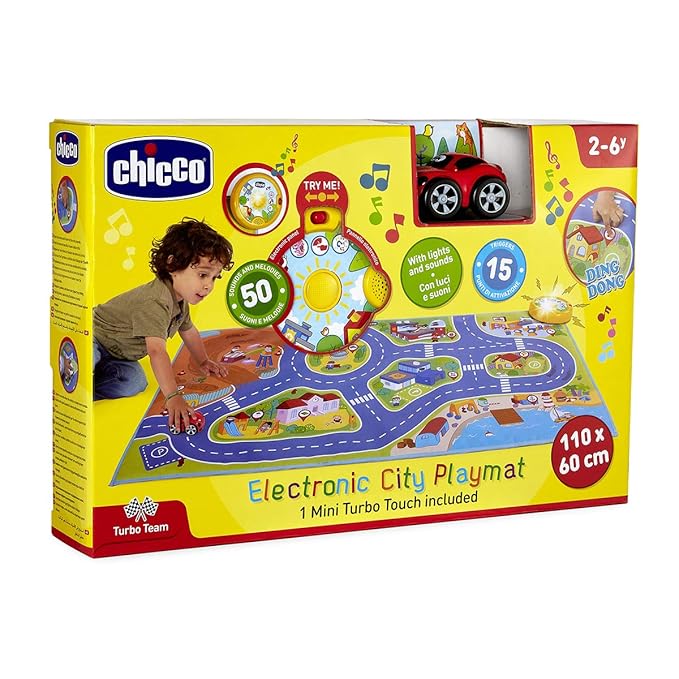 chicco City Mini Turbo Team Play Mat