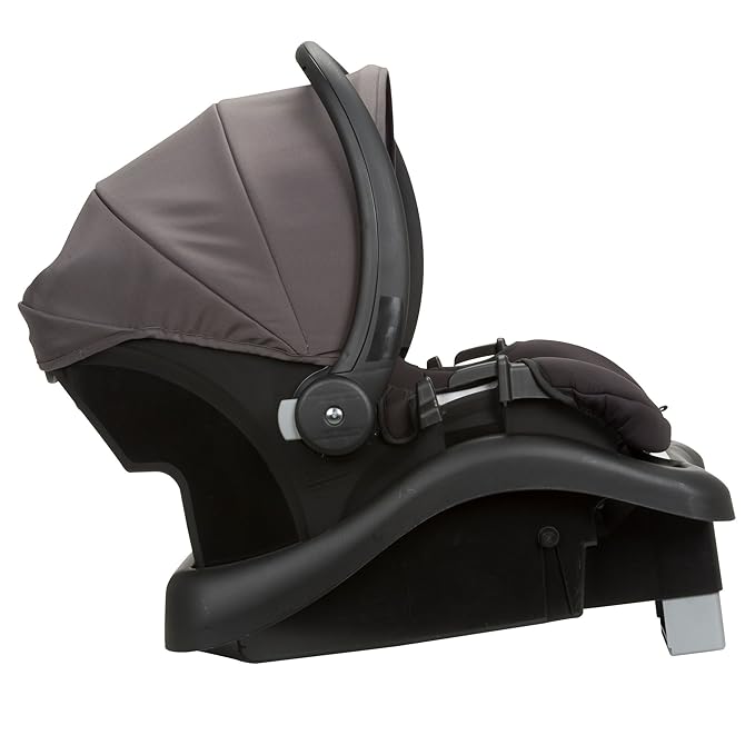Safety 1st Smooth Ride Travel System Stroller and OnBoard FLX Infant Car Seat, Newborn to Toddler Baby Combo, Easy-Install, Large Canopy, Ample Storage, Foldable, Rear-Facing 4-30 lbs, Monument